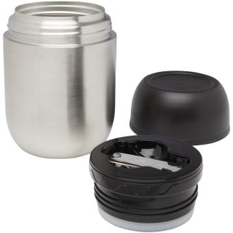 Supo 480 ml double-walled lunch pot Silver