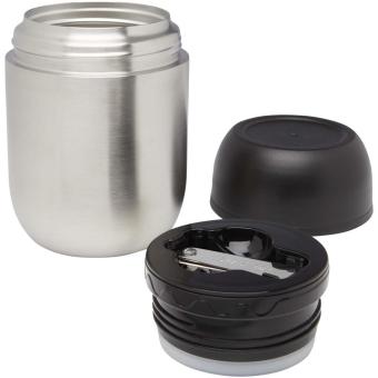 Supo 480 ml double-walled recycled stainless steel lunch pot Silver