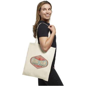 Carolina 100 g/m² Baumwoll Tragetasche 7L Natur