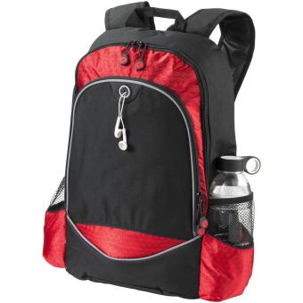 Benton 15" laptop backpack 15L Black/red