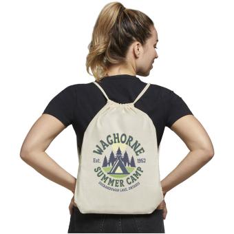 Oregon 100 g/m² cotton drawstring bag 5L Nature