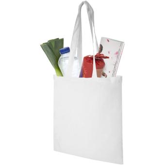Madras 140 g/m² cotton tote bag 7L White