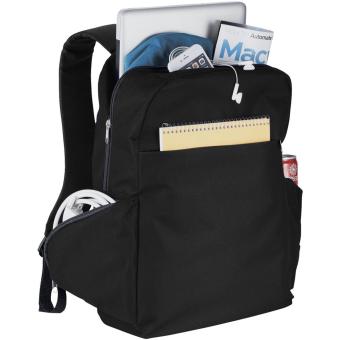 Slim 15" laptop backpack 15L Black