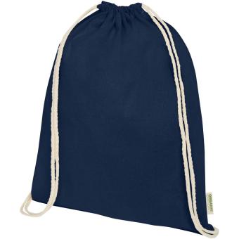 Orissa 100 g/m² organic cotton drawstring bag 5L 