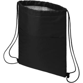 Oriole 12-can drawstring cooler bag 5L Black