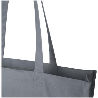 Florida 270 g/m² GRS recycled gusset tote bag 14L Convoy grey