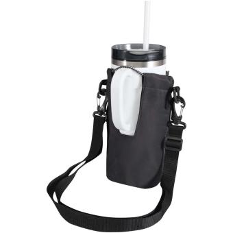 Trip Aware™ Recycelte Reisetasche für Flaschen 2 L Schwarz