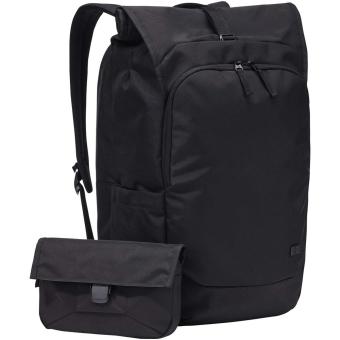 Case Logic Variate 17" erweiterbarer Rolltop Laptop Rucksack aus recyceltem Material Schwarz