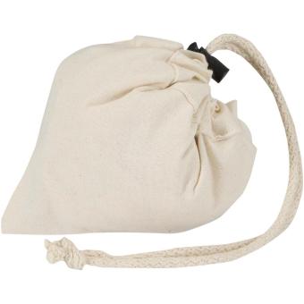 Madras Blend 140 g/m², GRS-zertifizierte, faltbare Baumwoll Tragetasche, 7 l Natur