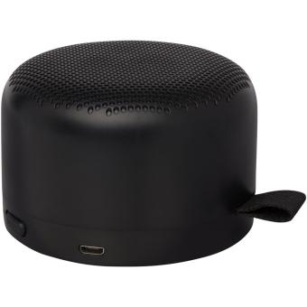 Loop 5W recycled plastic Bluetooth speaker Black
