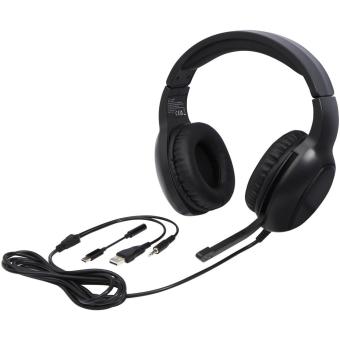Gleam gaming headphones Black