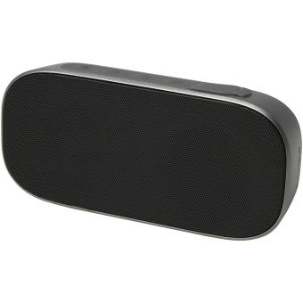 Stark 2.0 5W recycled plastic IPX5 Bluetooth® speaker Silver/black
