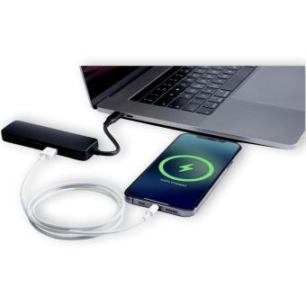 Loop Multimedia-Adapter aus recyceltem RCS Kunststoff USB 2.0-3.0 mit HDMI-Anschluss Schwarz