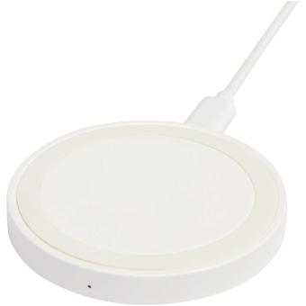 Freal 15W recycled plastic wireless charging pad White