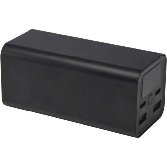 Acamar 70 W 20.000 mAh Laptop Powerbank aus recyceltem Aluminium Schwarz
