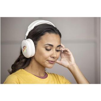 Alzir recycled plastic over-ear wireless Bluetooth headset Black