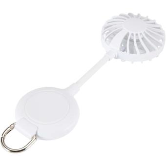 Ventio Magnetischer, tragbarer Ventilator aus recyceltem Kunststoff Weiß