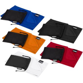 Raquel cooling towel made from recycled PET 80x30 cm White