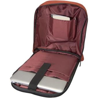 Luma 15" GRS recycled anti-theft laptop backpack 10L Brick
