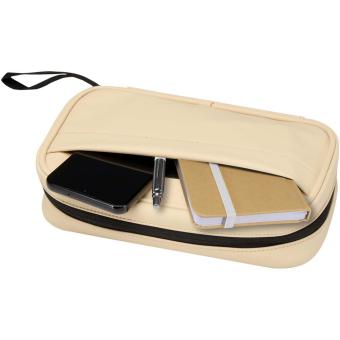 Resi Plus GRS recycled tech pouch 1L Oatmeal