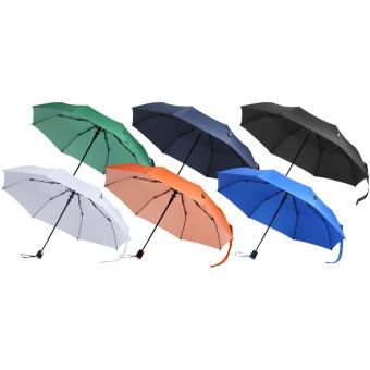 Agnes 21" faltbarer RPET-Regenschirm mit automatischer Öffnung Grün