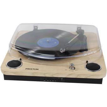 Prixton Marconi vinyl player Holz