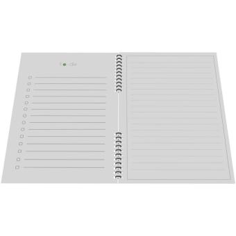 EcoNotebook NA4 wiederverwendbares Notizbuch mit Standardcover Weiß
