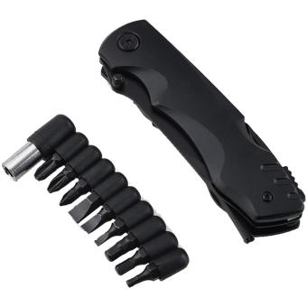 SCX.design T30 Multitool Taschenmesser mit 10 Funktionen Schwarz