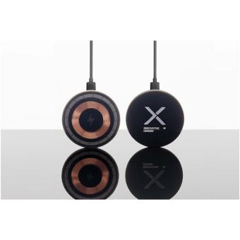 SCX.design W37 15W extra slim kabelloses Ladepad aus recyceltem Aluminium Schwarz