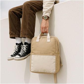 Citizen Green Naturback organic cotton backpack Fawn