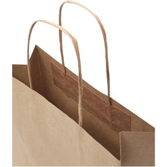 Kraft 120 g/m2 paper bag with twisted handles - small Nature