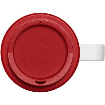 Americano® Grande 350 ml insulated mug White/red