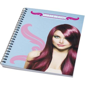 Desk-Mate® A5 recyceltes farbiges Notizbuch mit Spiralbindung 