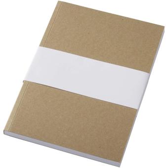 Novella Austen A5 Softcover Notizbuch aus recyceltem Kraftpapier – 100 Blatt Natur