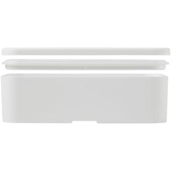 MIYO single layer lunch box White/grey