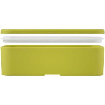 MIYO single layer lunch box, white White, softgreen