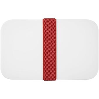 MIYO Doppel-Lunchbox Weiß/rot