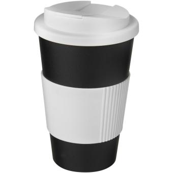 Americano® 350 ml tumbler with grip & spill-proof lid 