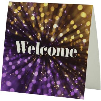 Herald square greeting card Ivory