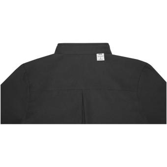 Pollux Herrenhemd mit langen Ärmeln, schwarz Schwarz | XS