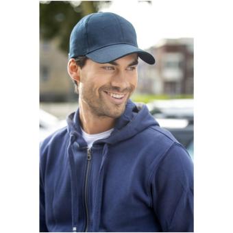 Davis 6 panel cap Black