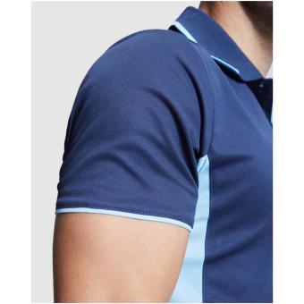 Montmelo 150 g/m² short sleeve unisex sports polo, royal/sky Royal/sky | L