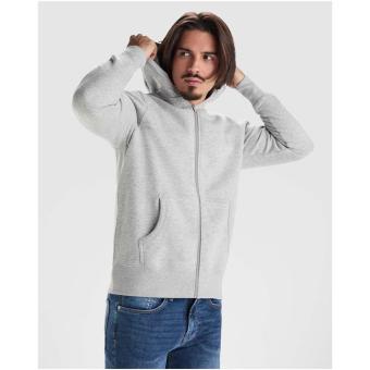 Montblanc 280 g/m² unisex full zip hoodie, red Red | 2XL