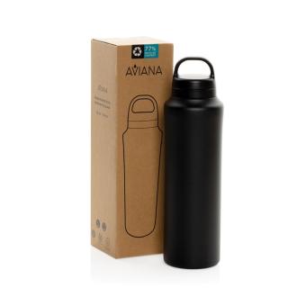 Aviana™ Rowan RCS recycelte Wasserflasche 740ml Schwarz