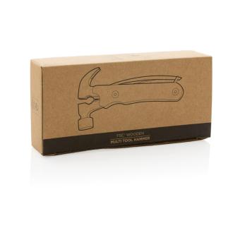 XD Collection Wooden multi-tool hammer Brown