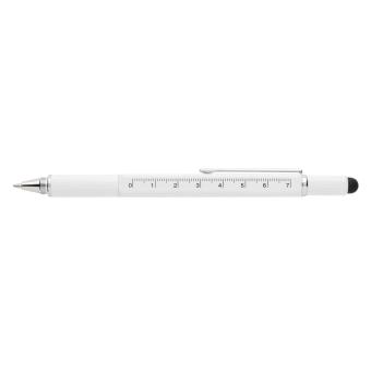 XD Collection 5-in-1 Aluminium Tool-Stift Weiß