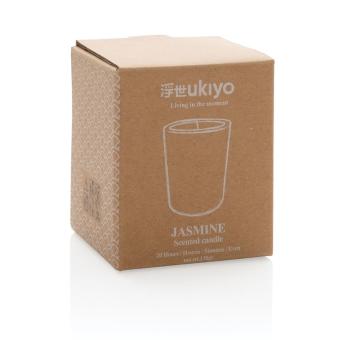 Ukiyo small scented candle in glass Black