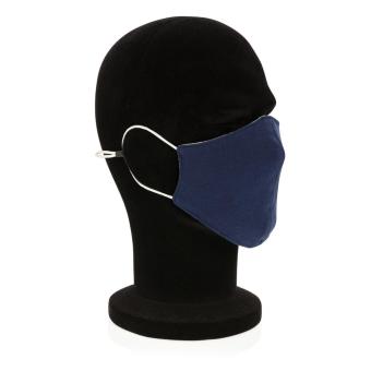 XD Collection Wiederverwendbare 2-lagige Baumwoll-Gesichtsmaske Navy