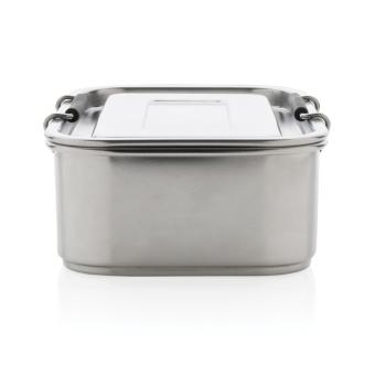 XD Collection RCS Recycled stainless steel leakproof lunch box Silver