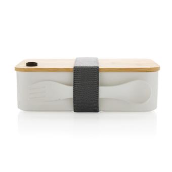 XD Collection RCS RPP lunchbox with bamboo lid White